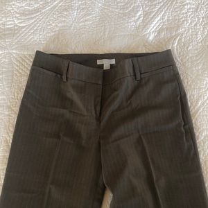 Tan Pinstripe Pants